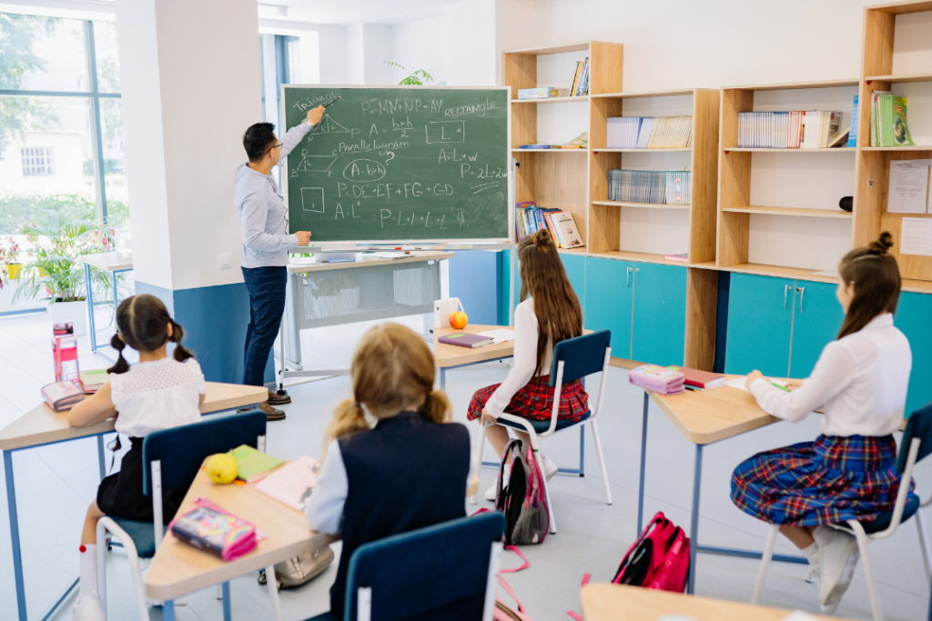 Students in classroom